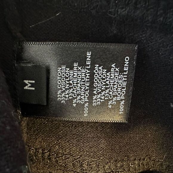 Doncaster black cardigan with patent leather accents - Picture 7 of 10